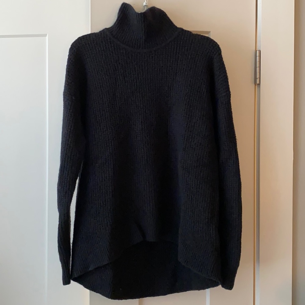 Black Turtleneck Sweater